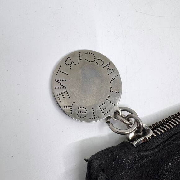 STELLA MCCARTNEY Black Falabella Pouch Clutch - Picture 2 of 7